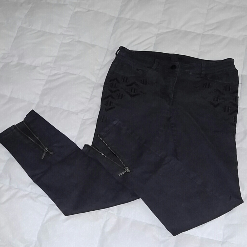 H&M Zipper Skinny Jeans